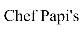 CHEF PAPI'S