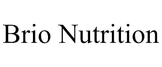 BRIO NUTRITION