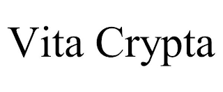 VITA CRYPTA