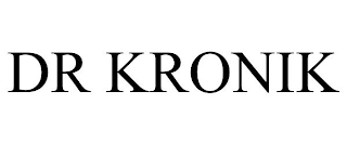 DR KRONIK