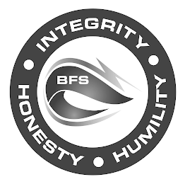 BFS INTEGRITY HONESTY HUMILITY