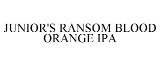 JUNIOR'S RANSOM BLOOD ORANGE IPA