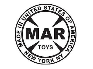 MARX TOYS MADE IN UNITED STATES OF AMERICA NEW YORK NY