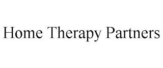 HOME THERAPY PARTNERS