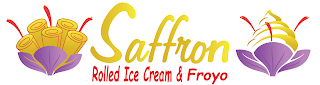 SAFFRON ROLLED ICE CREAM & FROYO