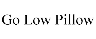 GO LOW PILLOW