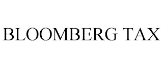 BLOOMBERG TAX