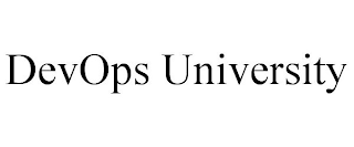 DEVOPS UNIVERSITY