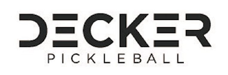 DECKER PICKLEBALL