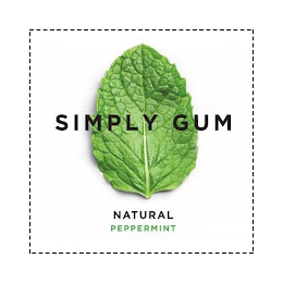 SIMPLY GUM NATURAL PEPPERMINT