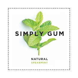 SIMPLY GUM NATURAL SPEARMINT