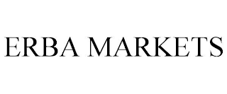 ERBA MARKETS