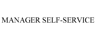 MANAGER SELF-SERVICE