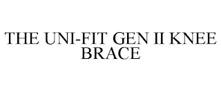 THE UNI-FIT GEN II KNEE BRACE