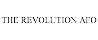 THE REVOLUTION AFO