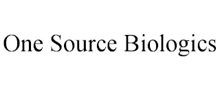 ONE SOURCE BIOLOGICS