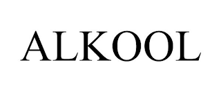 ALKOOL