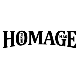 PAYING HOMAGE MAG