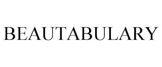 BEAUTABULARY