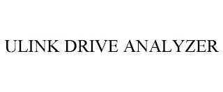 ULINK DRIVE ANALYZER