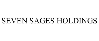 SEVEN SAGES HOLDINGS