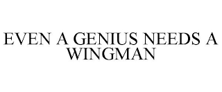 EVEN A GENIUS NEEDS A WINGMAN