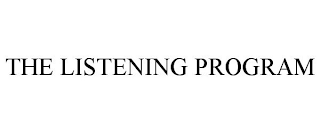 THE LISTENING PROGRAM