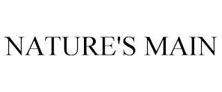 NATURE'S MAIN