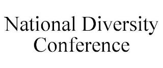 NATIONAL DIVERSITY CONFERENCE