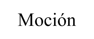 MOCIÓN