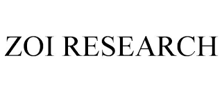 ZOI RESEARCH