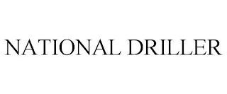 NATIONAL DRILLER