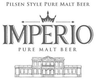 PILSEN STYLE PURE MALT BEER IMPERIO PURE MALT BEER