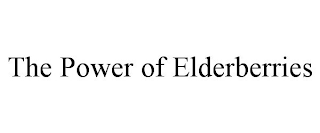 THE POWER OF ELDERBERRIES