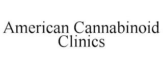 AMERICAN CANNABINOID CLINICS