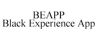BEAPP BLACK EXPERIENCE APP
