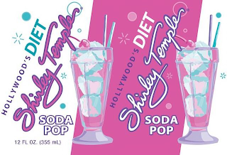 HOLLYWOOD'S DIET SHIRLEY TEMPLE SODA POP 12 FL OZ. (355 ML)