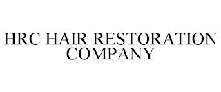 HRC HAIR RESTORATION COMPANY