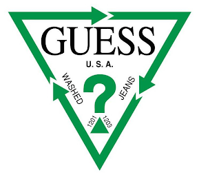 GUESS? U.S.A. WASHED JEANS 1201 1203