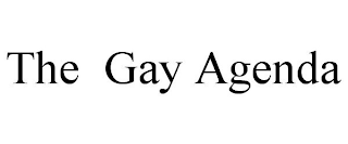 THE GAY AGENDA