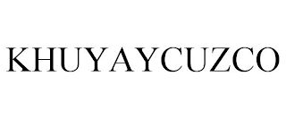 KHUYAYCUZCO