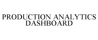 PRODUCTION ANALYTICS DASHBOARD