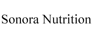 SONORA NUTRITION