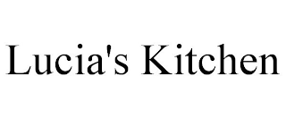 LUCIA'S KITCHEN