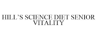 HILL'S SCIENCE DIET SENIOR VITALITY