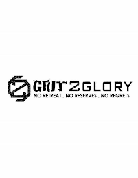 G2G GRIT2GLORY NO RETREAT. NO RESERVES.NO REGRETS