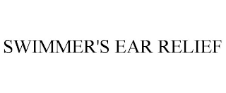 SWIMMER'S EAR RELIEF