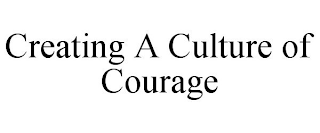 CREATING A CULTURE OF COURAGE