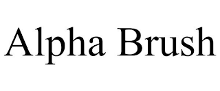 ALPHA BRUSH