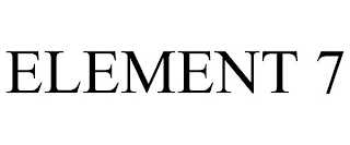 ELEMENT 7